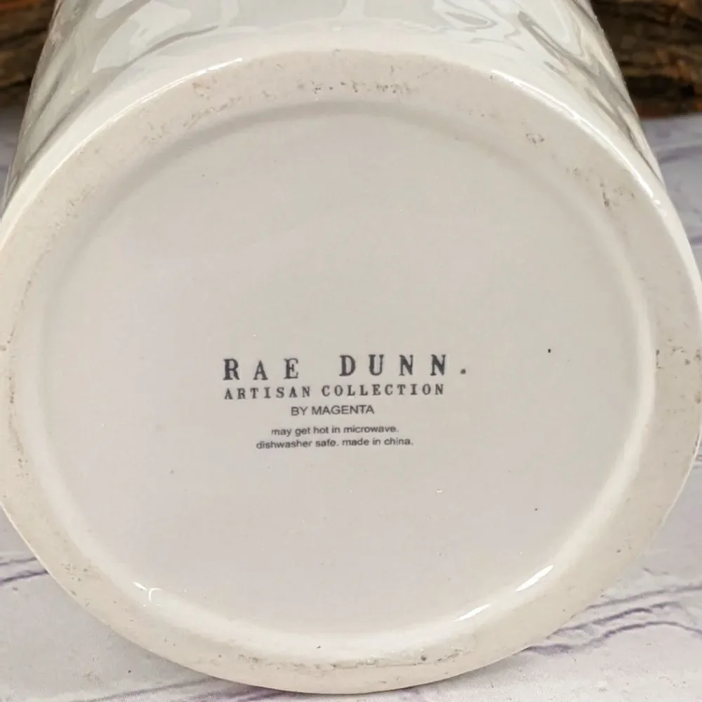 Rae Dunn STAY Ceramic Canister Treat Jar Storage Container